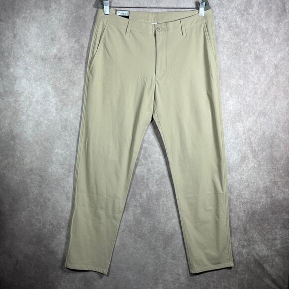FootJoy Performance Knit Pants Mens 32X32 Khaki Beige Golf Chino Outdoor Work‎